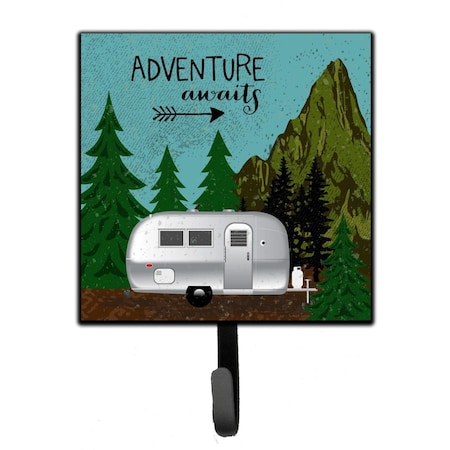 Carolines Treasures Airstream Camper Adventure Awaits Leash or Key Holder VHA3022SH4